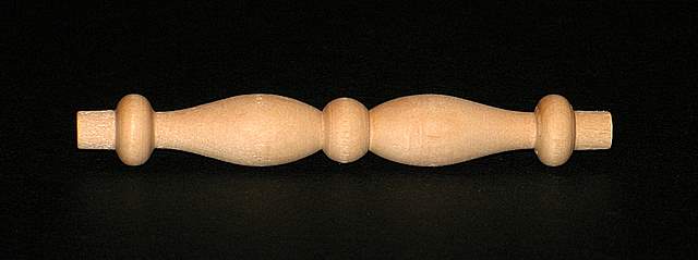 (image for) 3-1/2" Maple Wood Furniture Spindle